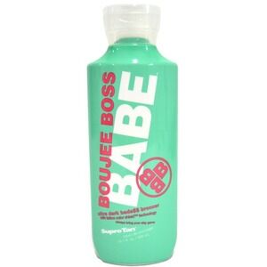 Supre Tan Boujee Boss Babe Ultra Dark Bronzer Indoor Tanning Bed Lotion 10.1 oz